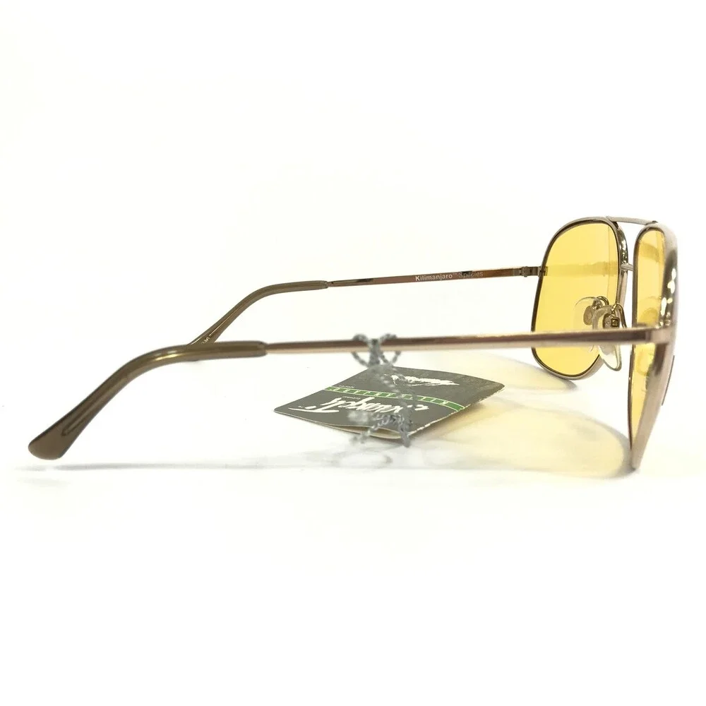 Vintage Serengeti Sunglasses Mens 5108M Kilimanjaro Gold Aviators Photochromic